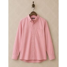 Van Heusen Dress Shirt Ultra Wrinkle Free Regular Fit Stretch Pink 15-15.5 32/33