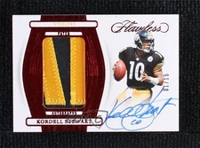 2024 Panini Flawless Patch Auto Ruby /15 Kordell Stewart #PA-KST Patch Auto