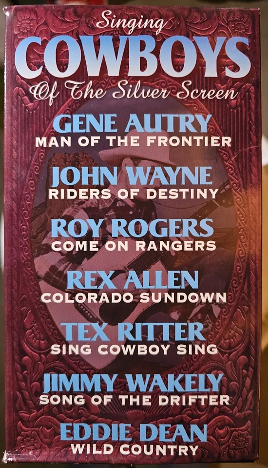Singing Cowboys of the Silver Screen Color - 7 VHS SET #31443 1996 made in USA - Image 2 of 4
