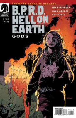 BPRD Hell On Earth Gods #1 (NM)`11 Mignlola/ Arcudi/ Davis