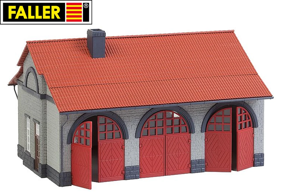 Faller H0 130162 Feuerwehrgerätehaus - NEU + OVP - Bild 2 von 3