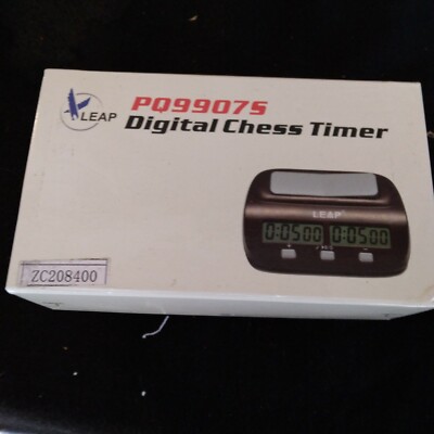 LEAP PQ9907S Digital Chess Timer Count Up Down Timer w/ Delay & Bonus