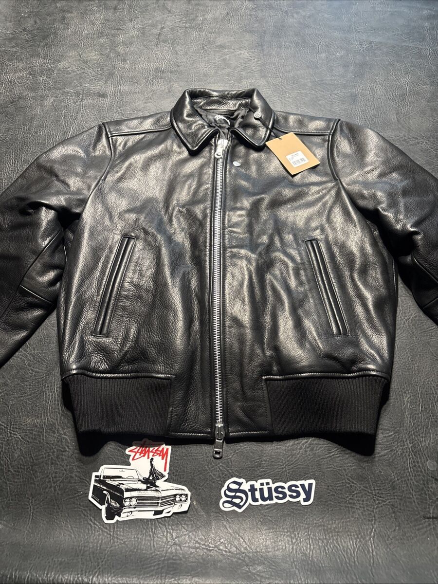 Stussy Leather Flight Jacket Size Small | eBay Stussy Leather Flight Jacket Size Small | eBay