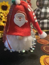Santa Mini Hanging Ornament Gnome