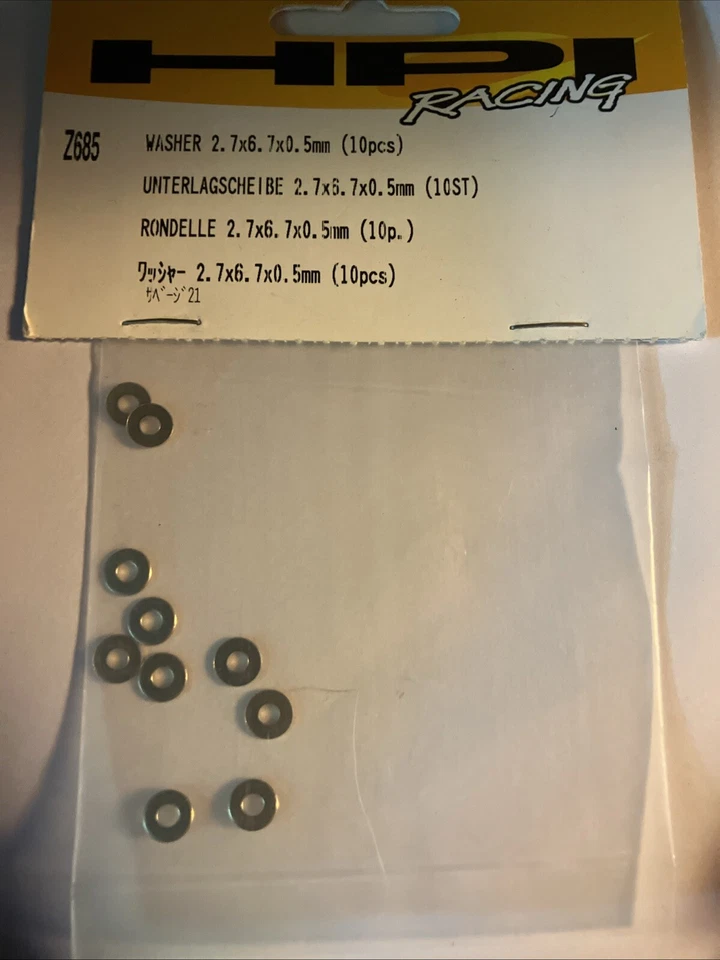 HPI Savage XL Z543 3 x 10 Cap Screws, Z632 Binder Head Screw 4 X 10 mm & Z685 - Image 4 of 4