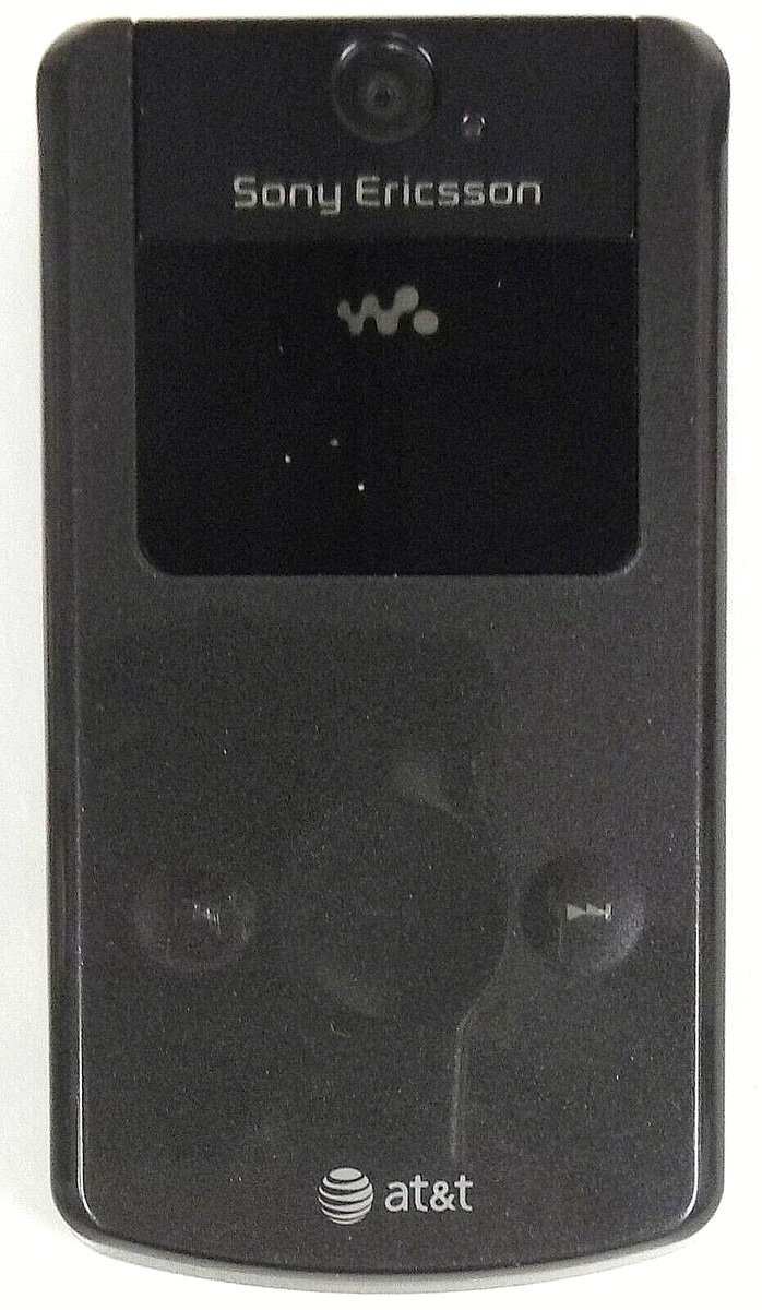 Sony Ericsson Walkman W518a - Gray and Silver ( AT&T ) Rare MP3