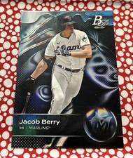 2023 Bowman Platinum Top Prospects #TOP-11 Jacob Berry Miami Marlins Baseball