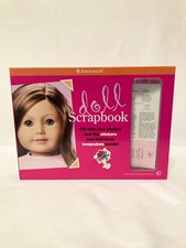 American Girl Doll Scrapbook Play Kit stickers, postcards, map, tickets