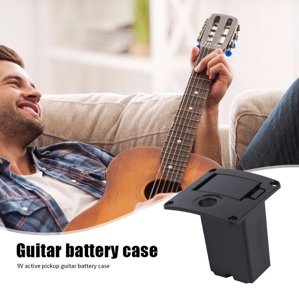 2 Scatole Portabatteria Per Chitarra Elettrica - Flat Mount Per Pickup Attivi 9V - Foto 8