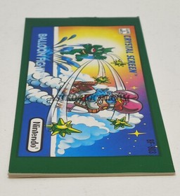 GAME WATCH BALLOON FIGHT CRYSTAL SCREEN NINTENDO BF 803 ORIGINAL INSTRUCTIONS '86