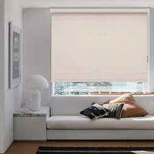 100% Blackout Roller Shades Window Blinds Thermal Insulated Fabric Blinds