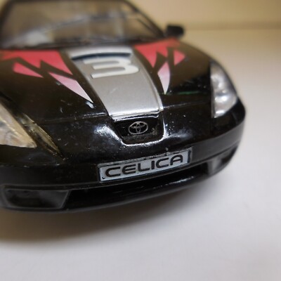N9285 voiture sport miniature métal noir Toyota Celica KT