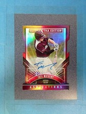 FB47) 2015 Elite Extra Edition TATE MATHENY Auto 24/100 Aspirations Boston