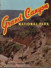 Grand Canyon Book Petrified Forest 1958 National Park Arizona Painted Desert