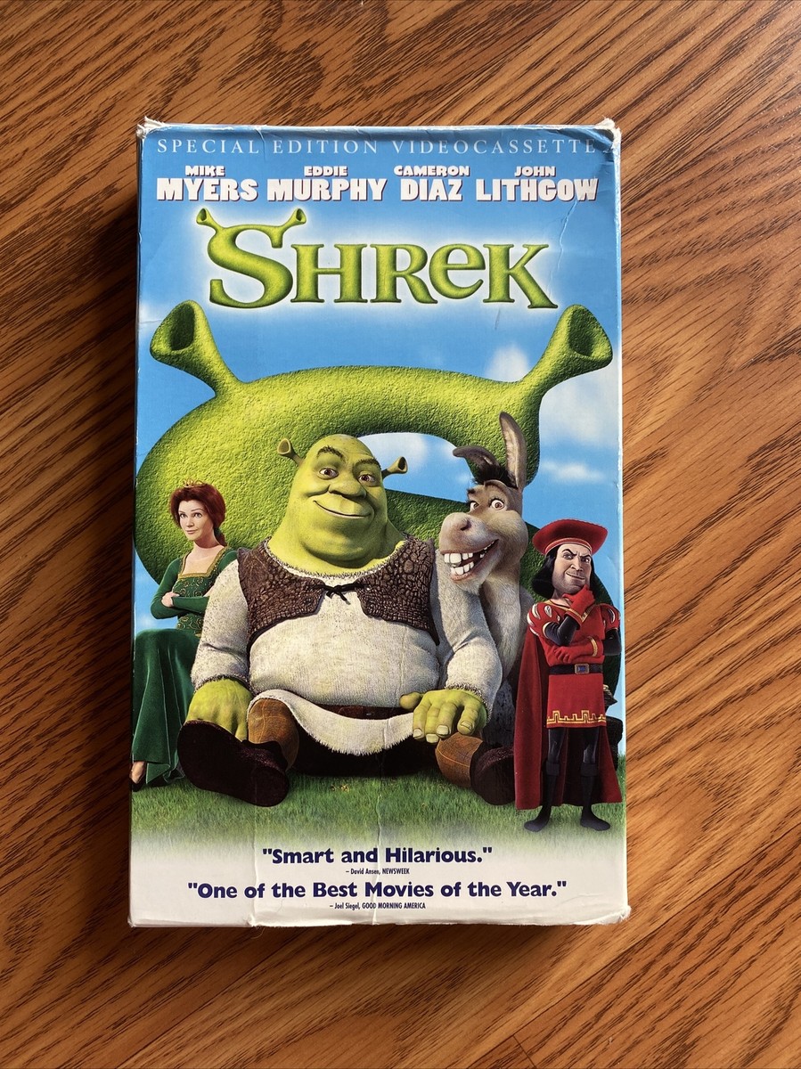 Vintage Shrek Movie Special Edition (VHS, 2001) 667068367034 Vintage Shrek Movie Special Edition (VHS, 2001) 667068367034