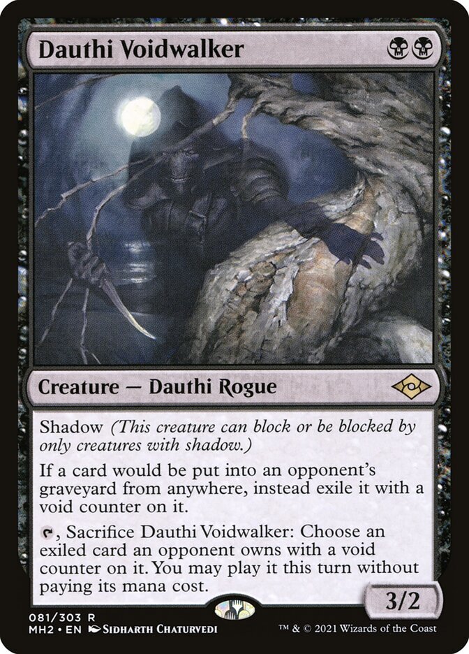 MTG Magic the Gathering Dauthi Voidwalker (81/765) Modern Horizons 2 LP