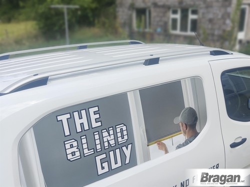 Roof Rails Van Racks SILVER+Cross Bars To Fit Vauxhall Opel Combo E 2019 - 2023 - Picture 6 of 12