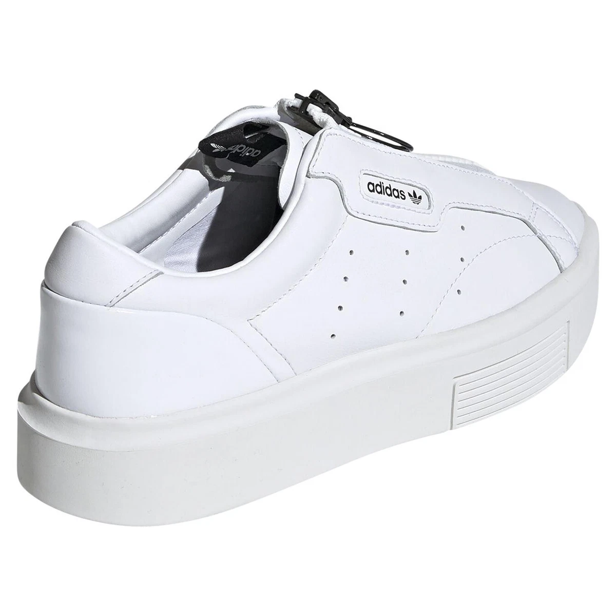 ORIGINALS WOMEN&#039;S SLEEK ZIP TRAINERS SHOES SNEAKERS WHITE PLATFORM | eBay