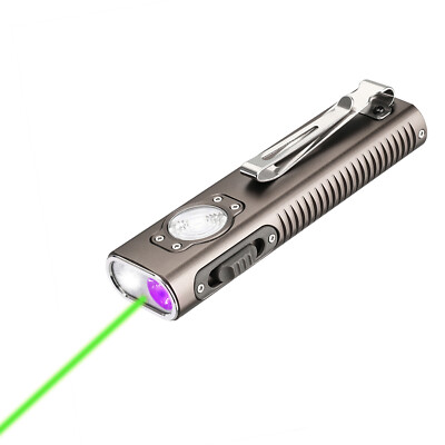 TrustFire X3 - Laser & 365nm UV, Magnetic, Waterproof Rechargeable Flashlight US