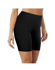 Maidenform Flexees Women M Smoothing Thigh Slimmer Cool Comfort Shapewear Black