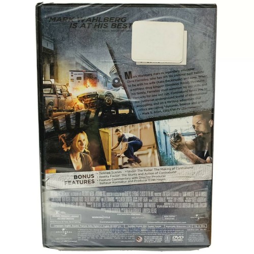 Contraband (DVD, 2012) Action Thriller Mark Wahlberg Kate Beckinsale NEW SEALED - Picture 2 of 2
