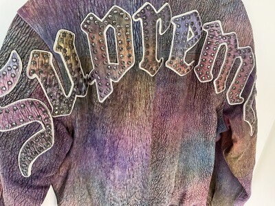 Supreme Pebbled Leather Varsity Jacket - Extremely RARE