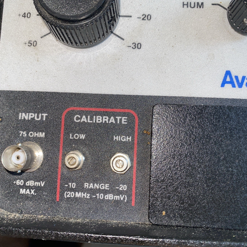Vintage Avantek Signal Level Meter Model Sl-400 - Picture 4 of 7