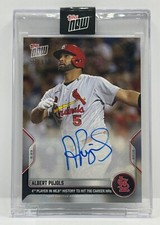 ALBERT PUJOLS Signed 700th Career Home Run 2022 Topps Now #951A 57/99 Auto HR 📈