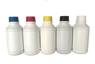 5X500ml/PK DTF Ink Direct to Film Printer Heat Transfer PET Film Hot Melt Powder