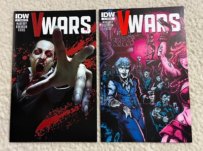 V Wars #1 #2 Lot IDW Comics 2014 High grade Set