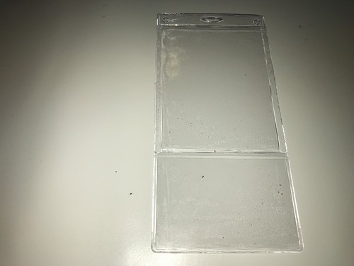 Clear Visitor ID Vinyl Pouch Pass Card Badge Holder - Holds two inserts - Picture 2 of 8