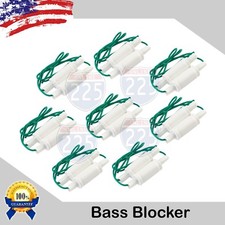8 Pair 10 Bass Blocker Capacitor 199 uF 100 Volts 200 Hertz 4 Ohm Non-Polar Cap