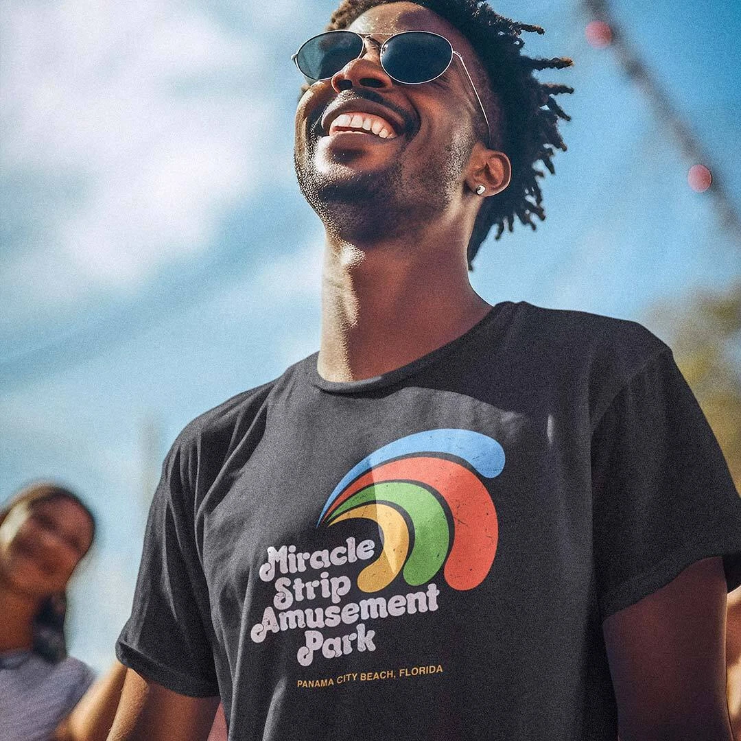 Miracle Strip Amusement Park Panama City Beach Unisex Retro T-shirt - Bygone
Opens in a new window o