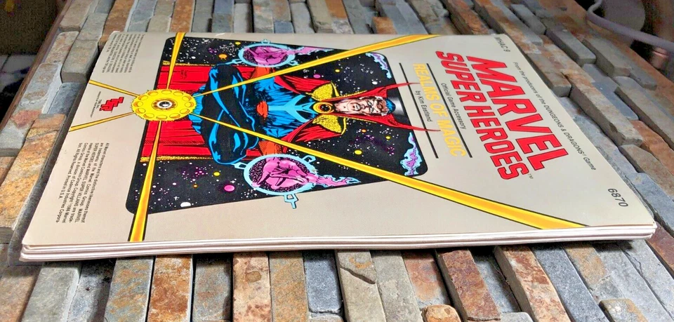 Marvel Super Heroes : Realms of Magic (TSR, MHAC 9, 1986, 6870, RPG) VG to EXC - Image 4 of 4