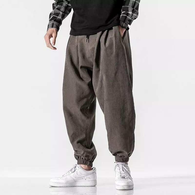 Men 2023 Summer Korean Style Casual Pants Mens Fashion Plus Size Trousers  Male