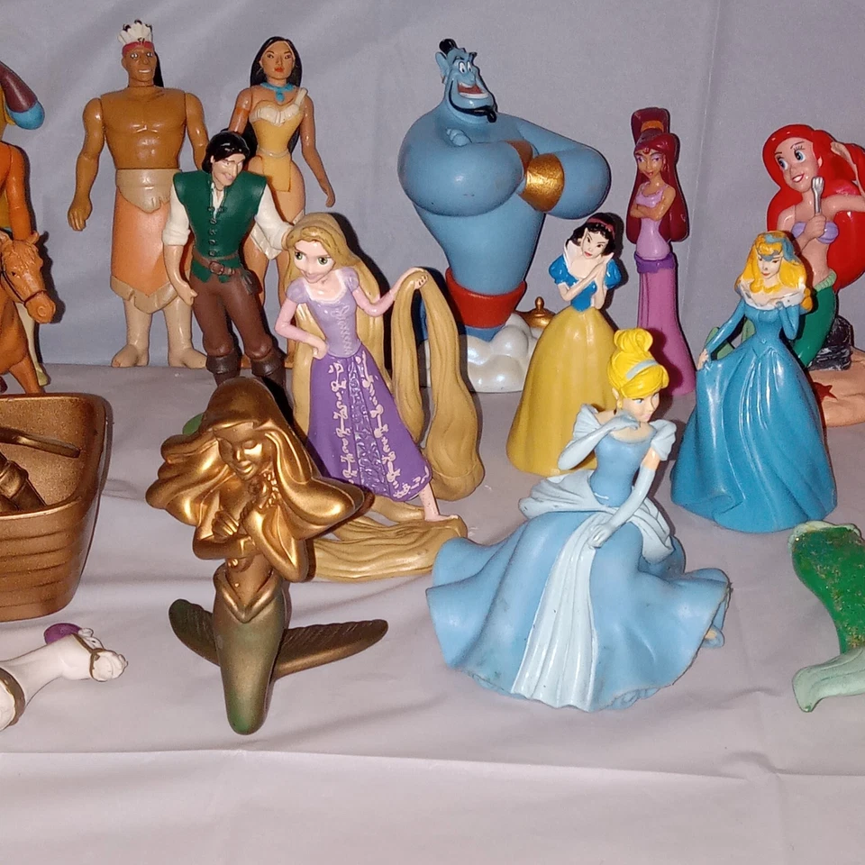Disney Русалочка ПВХ Фигурки Лот из 24 шт. Игрушка для Торта Золушка - Изображение 4 из 4