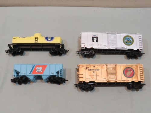 Vintage Life-Like HO Cars 1996 Military Air Force, Marine, Army, Coast Guard