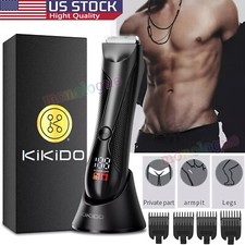 Manscape Groin Hair Trimmer for Men's Electric Ball Trimmer Wet/Dry Body Shaver