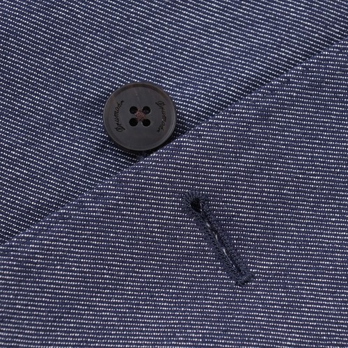 Drumohr Chambray Twill Cotton Cotton Sport Coat 40R (Eu 50) NWT - Picture 5 of 10