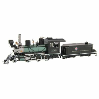 SET of 2 Metal Earth Steam Locomotive & Wild West 2-6-0 Locomotive