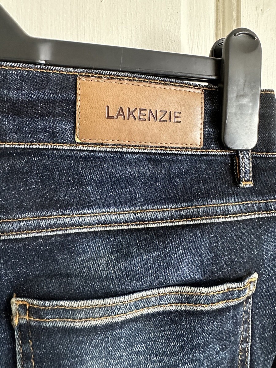 Lakenzie Jeans Born Sinner Distressed Denim - Dark Stone - XSmall