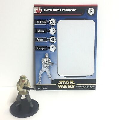 Star Wars Miniatures Force Unleashed 05//60 Elite Hoth Trooper