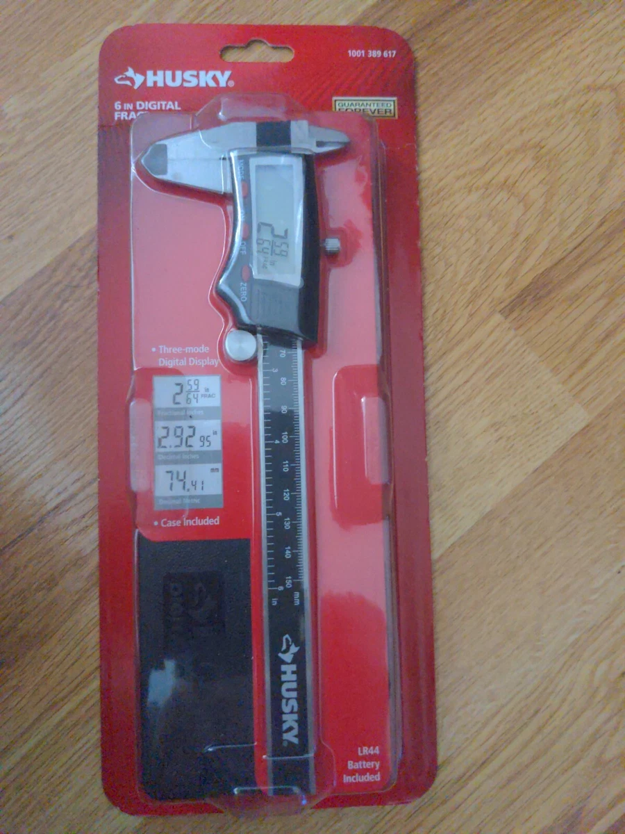 Husky 6 in digital fractional caliper deals