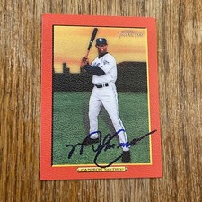 Mike Cameron San Diego Padres Signed AUTO  2006 Topps Turkey Red Card RED SP