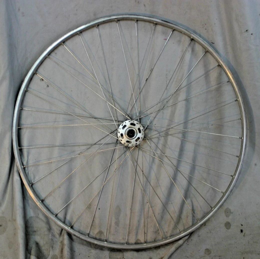 Paire de roues 700C Moyeux,Normandy Velo, ancien - Équipements vélos
