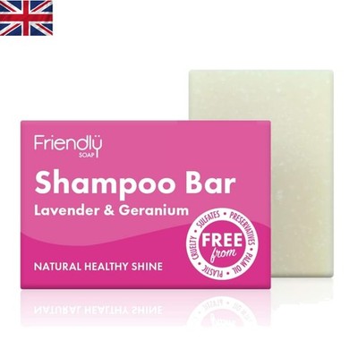 Handgemachte Lavendel & Geranie Shampoo Bars - Langanhaltend & Pflegend - 6 Stück