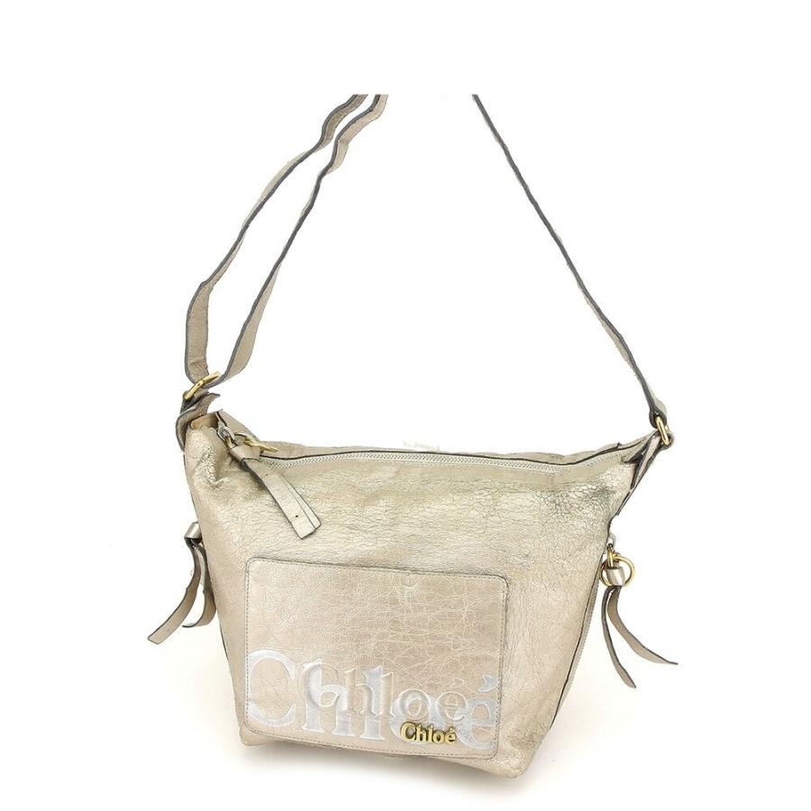 Borsa a tracolla Chloe Eclipse oro catena elegante vintage autentica