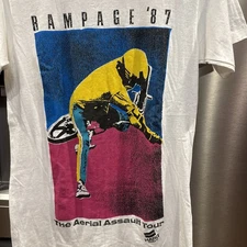 Haro Bikes Rampage Tour 87 T-shirt Vintage BMX Original 80s