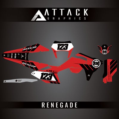 Attack Graphics Custom Renegade Complete Bike Graphics Kit For GASGAS EC 300 GP