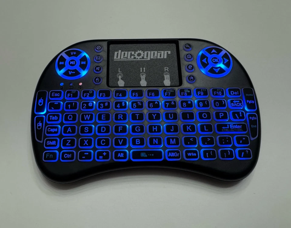Deco Gear Mini Wireless Backlit Keyboard Smart Remote w/ Touchpad Mouse 2.4GHz - Image 4 of 4